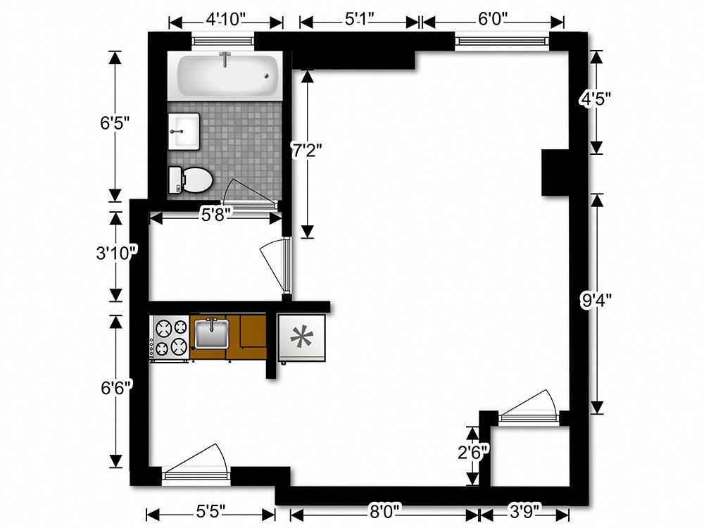 Capital Plaza Apartments ST 3 Capital Plaza Apartments ST 3 Floor Plan