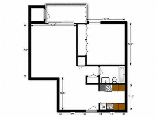 ONE BEDROOM