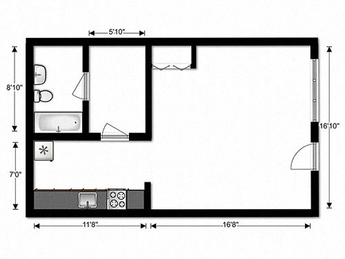 Crane Village Apartments Efficiency Floor Plan Crane Village Apartments Efficiency Floor Plan