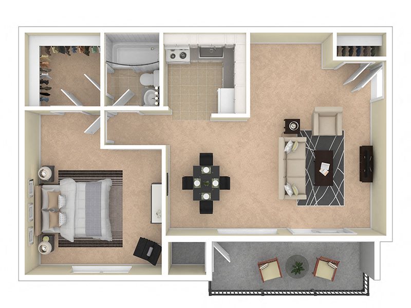 Del Vista One Bedroom Floor Plan A Del Vista Apartments One Bedroom Floor Plan A