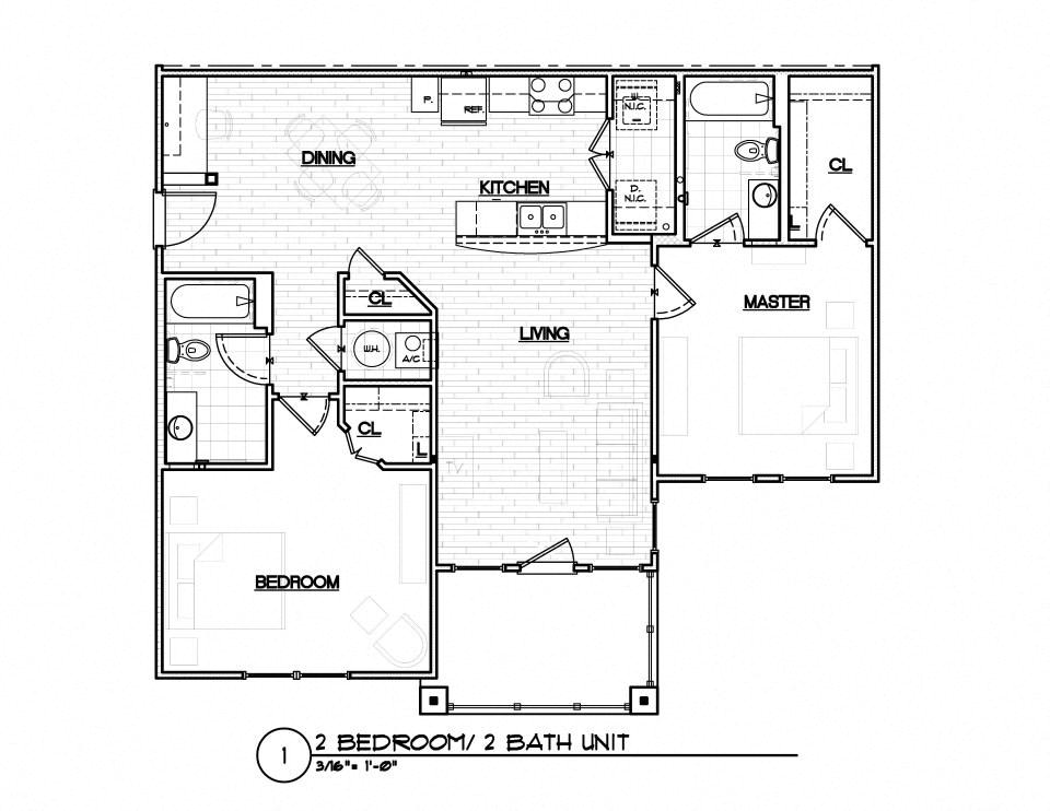 2 Bedroom/ 2Bath