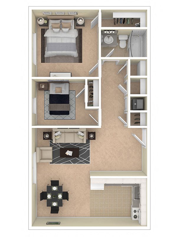 Lilly Garden Two Bedroom Floor Plan Lilly Garden Apartments Two Bedroom Floor Plan
