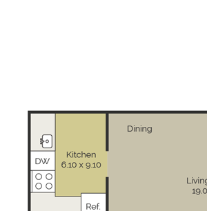 New Brookside Efficiency Floor Plan New Brookside Apartments Efficiency Floor Plan