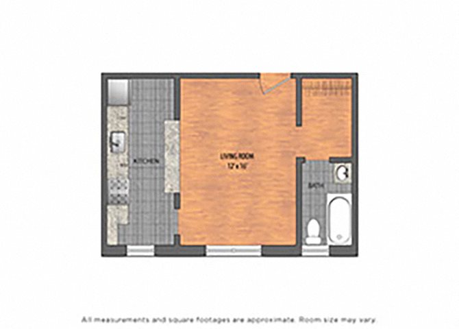 The Metropolitan Tier 25: Studio The Metropolitan Tier 25: Studio Floor Plan