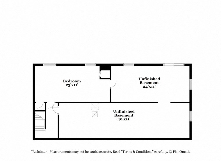 a floor plan of a house with an open floor plan