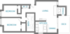 2 Bed 1 Bath