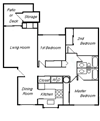 3 Bed 2 Bath