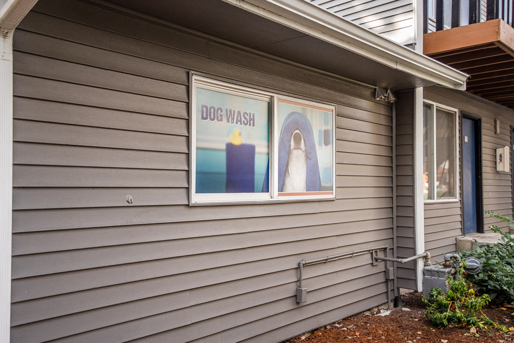 Kent Apartments - Driftwood Apartments - Dog Wash Exterior