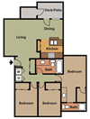3 Bed 2 Bath