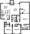 3 Bed 2 Bath