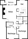 The Denali / 2 bed / 2 bath