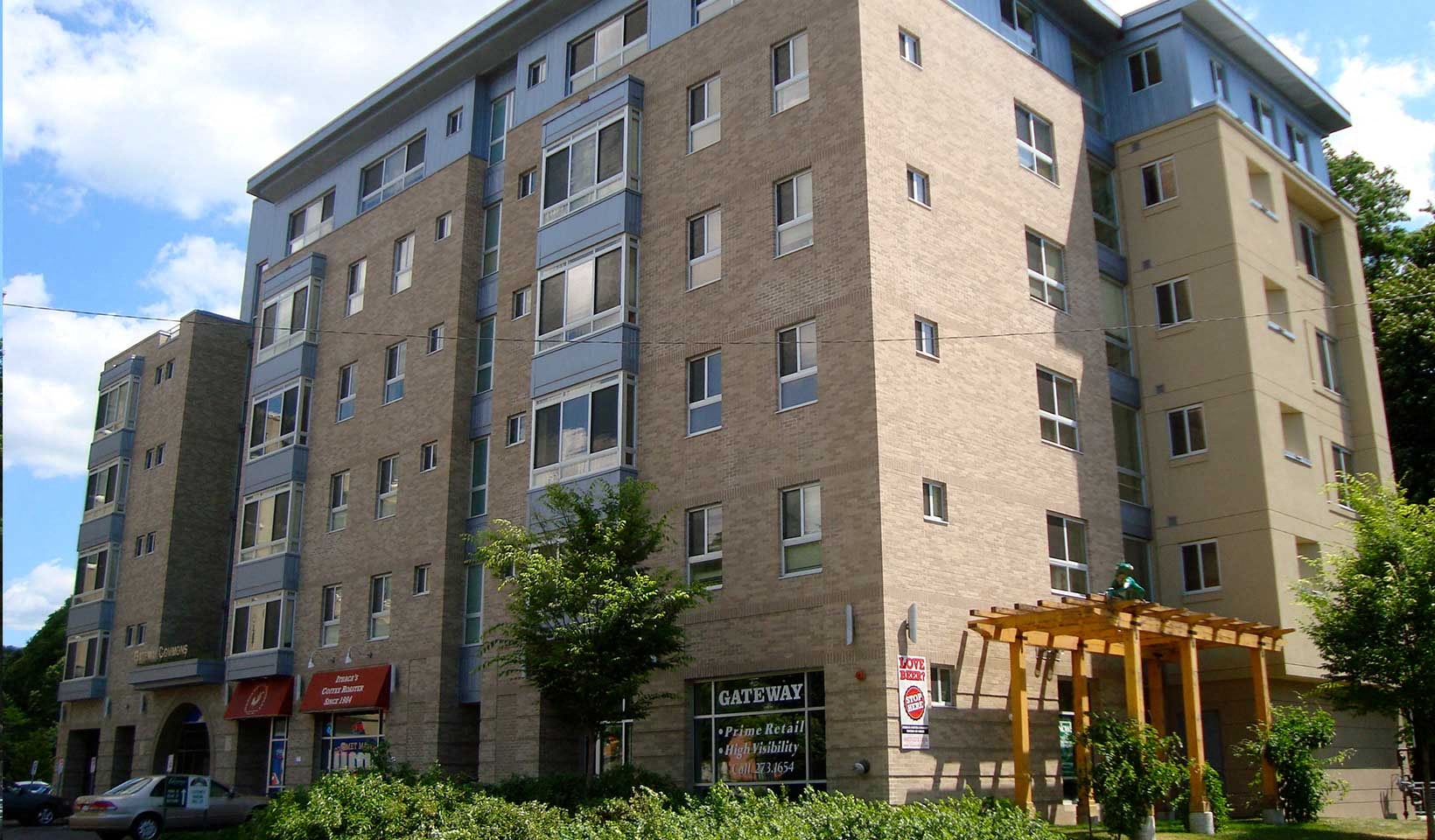 the building in which the apartment is located