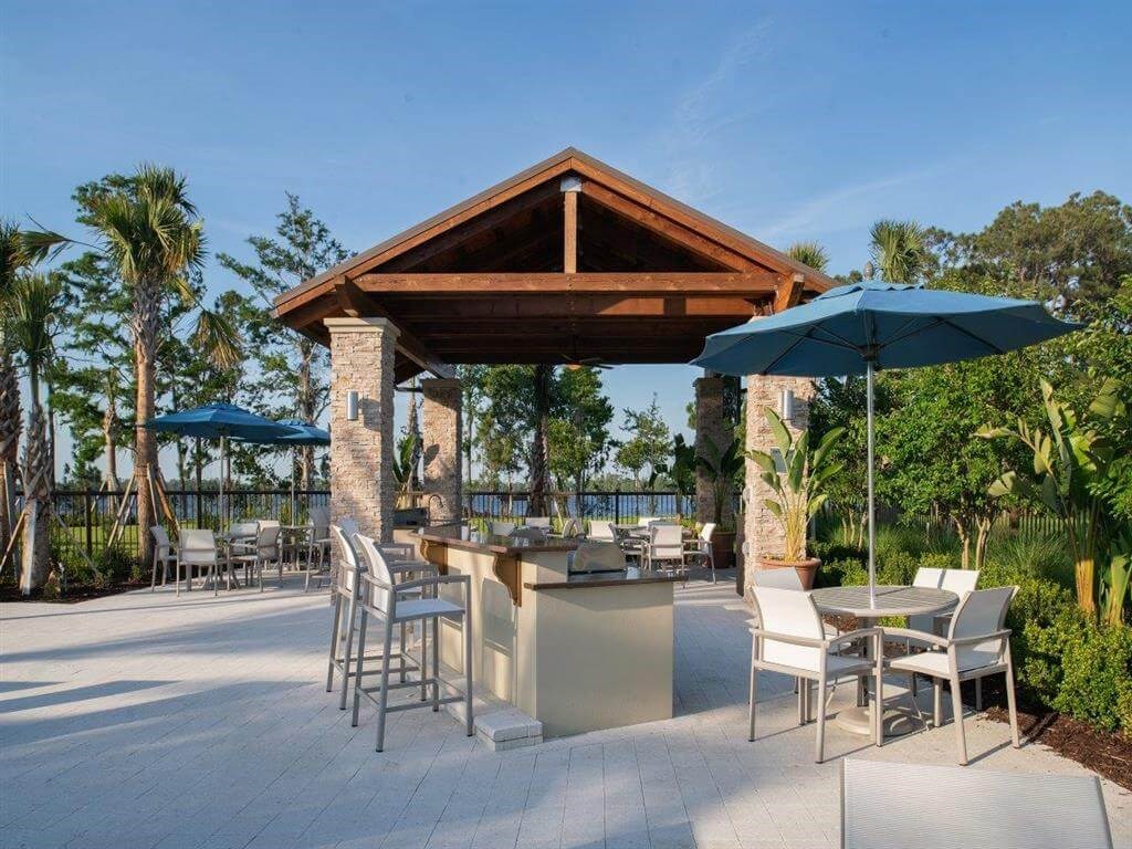 Outdoor kitchen and grills