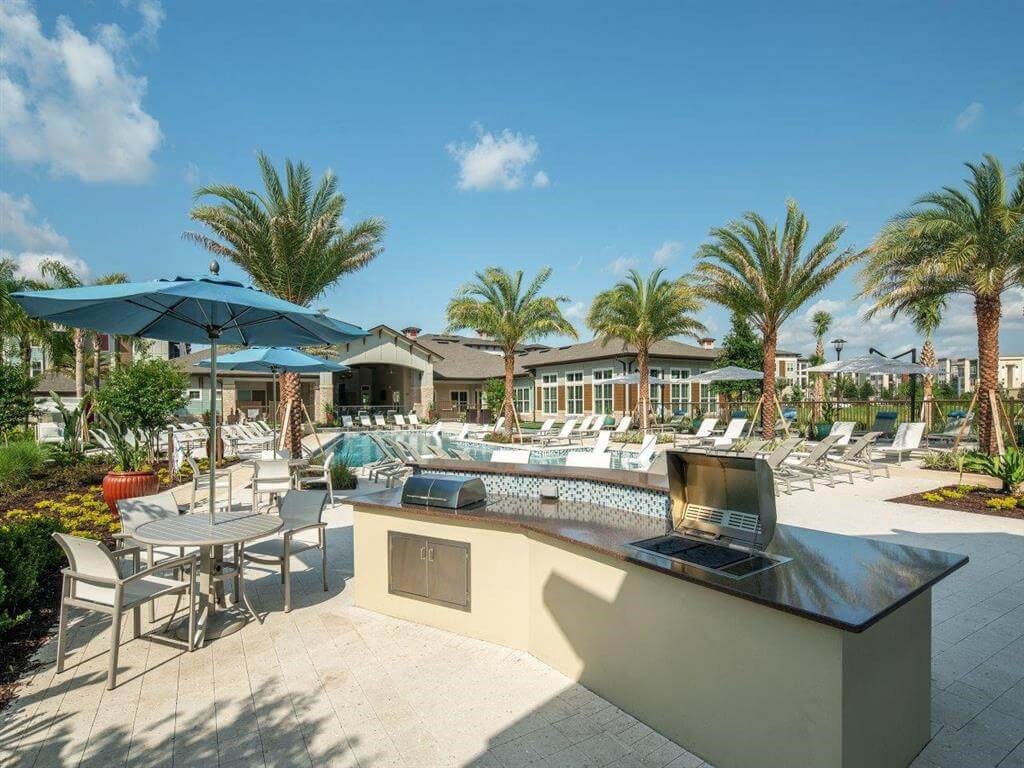 Outdoor kitchen and grills