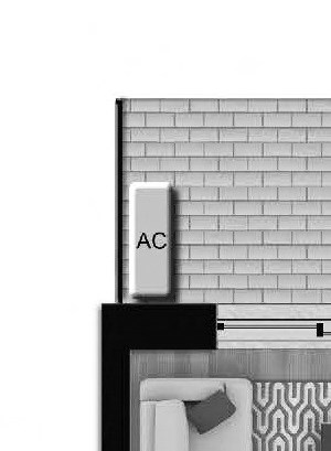 1 bedroom 1 bathroom apartment floor plan at La Voile Boisbriand in Boisbriand, QC