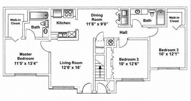 Floor Plans Of Westchester Woods Apartments In