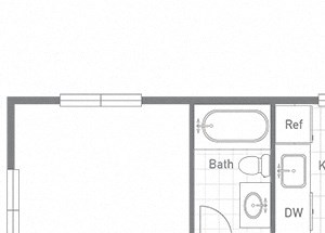 The Ramsey Floor Plan The Ramsey Floor Plan at Rose Hill Apartments, Virginia, 22310