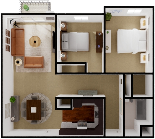 Two Bedroom Deluxe Upgraded