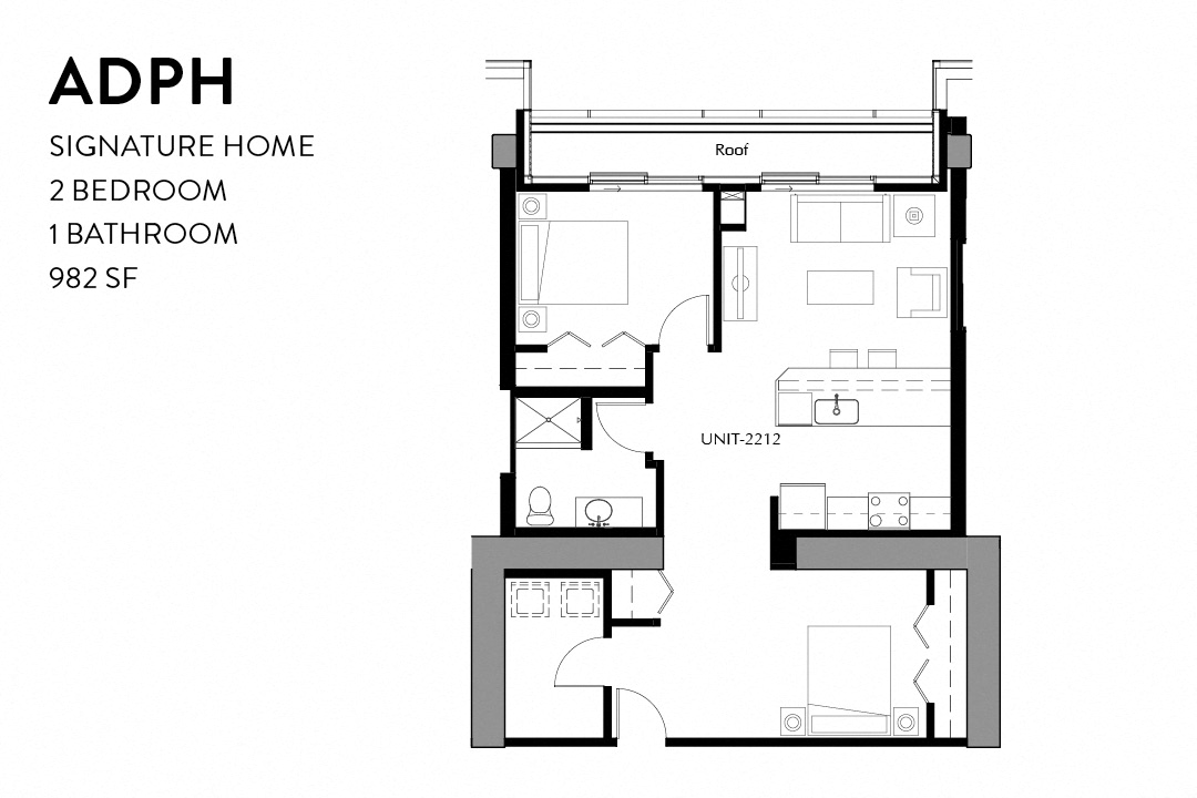 1 Bedroom Signature Home w/Den A2dPH