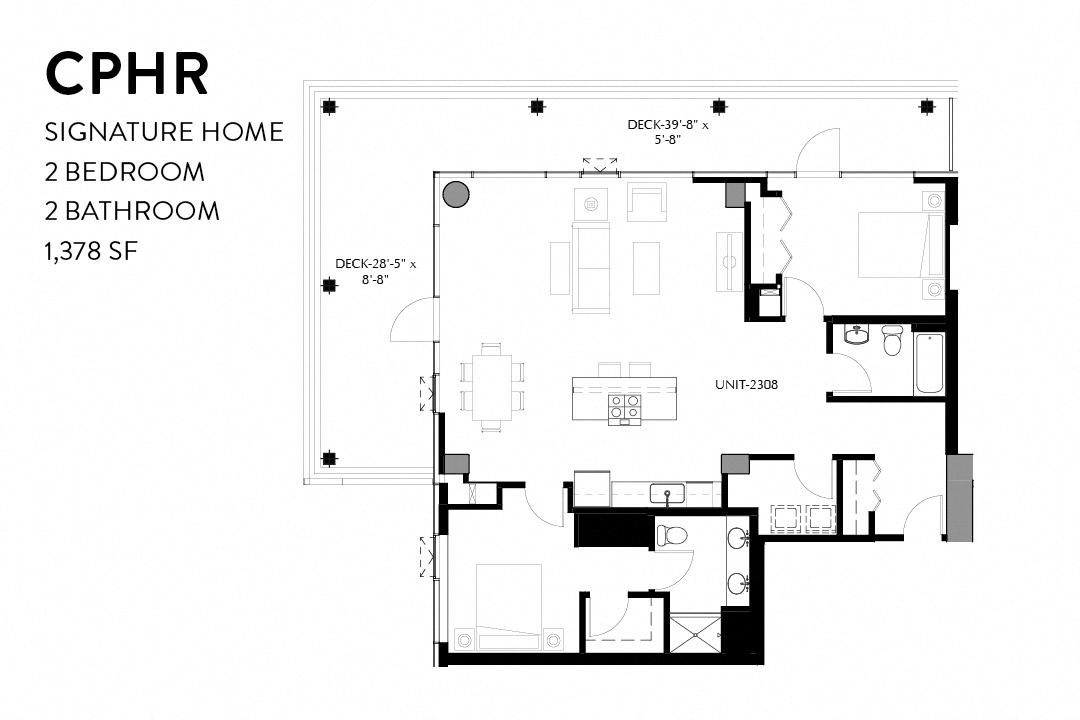 Renovated 2 Bedroom Signature Home CPHr