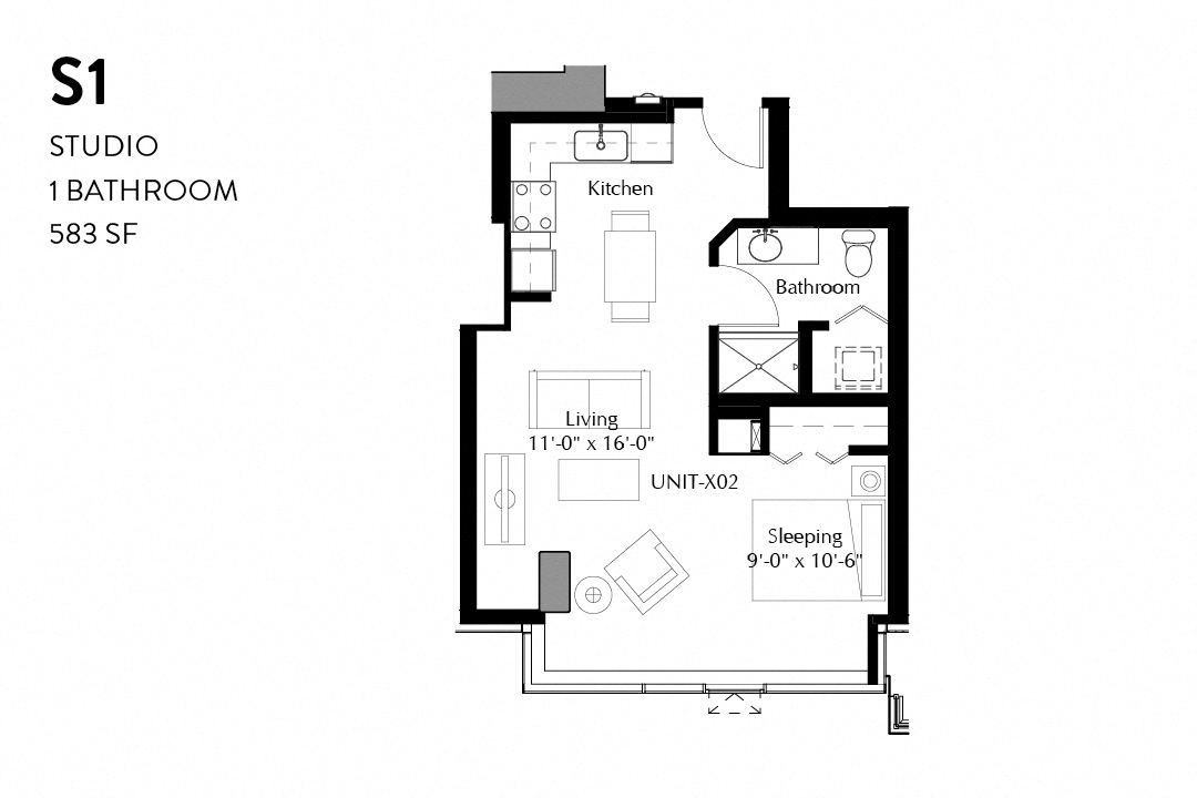 Renovated Studio S1r