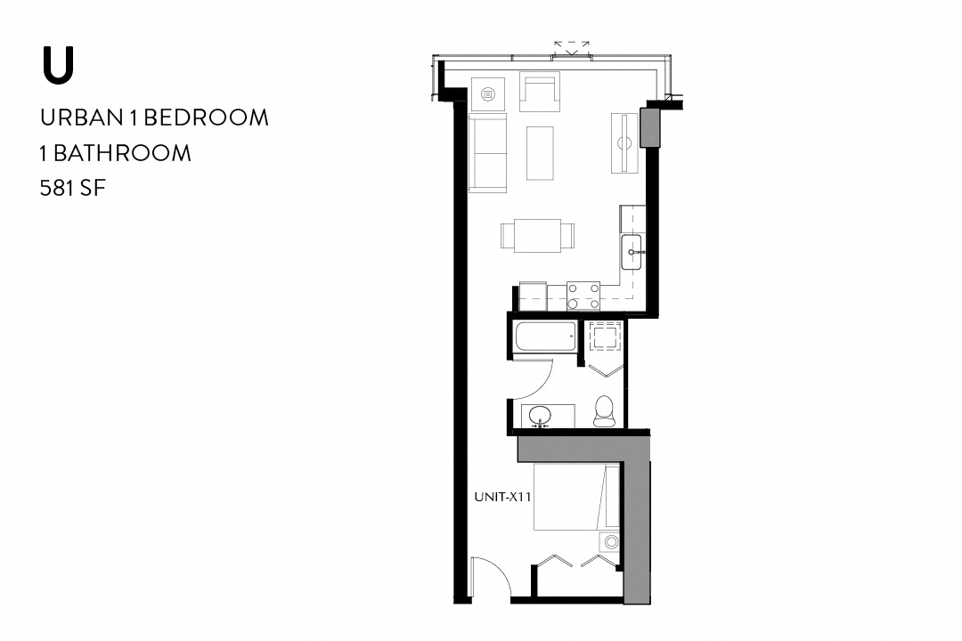 Urban 1 Bedroom U