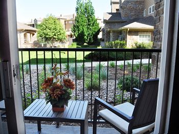 Private Secluded Patios and Balconies at Courtney Downs Apartment Homes Near Parker CO