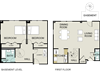 2 Bedroom, 1 Bath