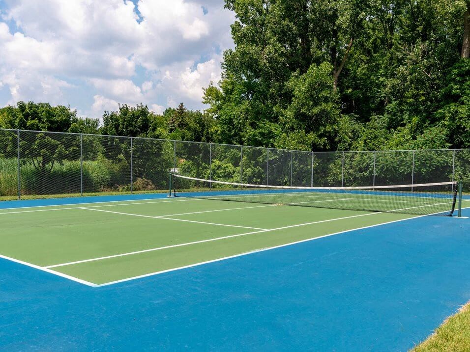 tennis court at Chelsea Park Apartments