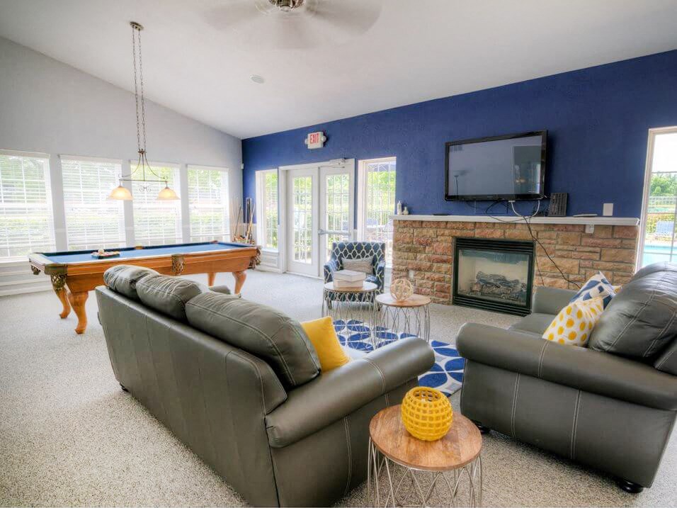 clubhouse in Chelsea Park Apartments