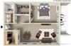 one bedroom floor plan