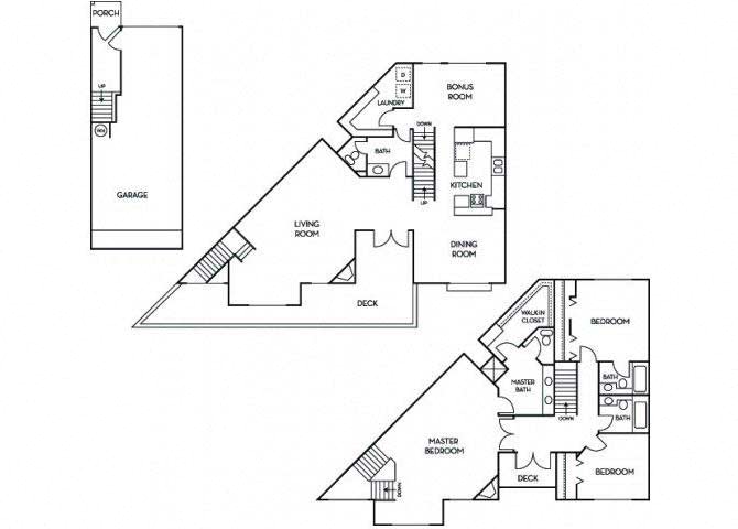Floor Plans of LionsGate North in Redmond, WA