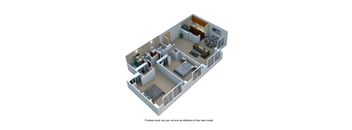 Two Bedroom 2 Bath Eco