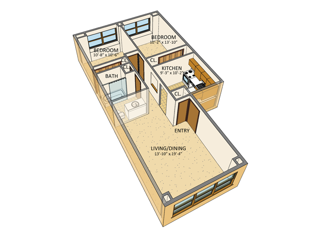 Parkview Manor Apartments - Two-bedroom, One-Bath Units in Tonawanda New York – Appliances Included - 24 Hour Emergency Maintenance – Snow Removal And Lawn Care – Sweet Home Schools – Near UB North – 