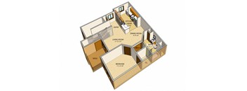 Deer Lakes Apartments - One-bedroom, Two-full Bath apartments in Amherst New York – In-unit Washer and Dryer – Patio - Ask for a Tour - Pet Friendly