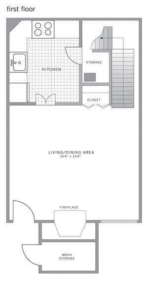 Floorplan Photos Gallery A1 Floor Plan at Blue Bell Villas, Blue Bell, PA