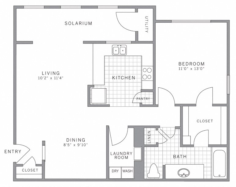 A2 Solarium Floor Plan 5