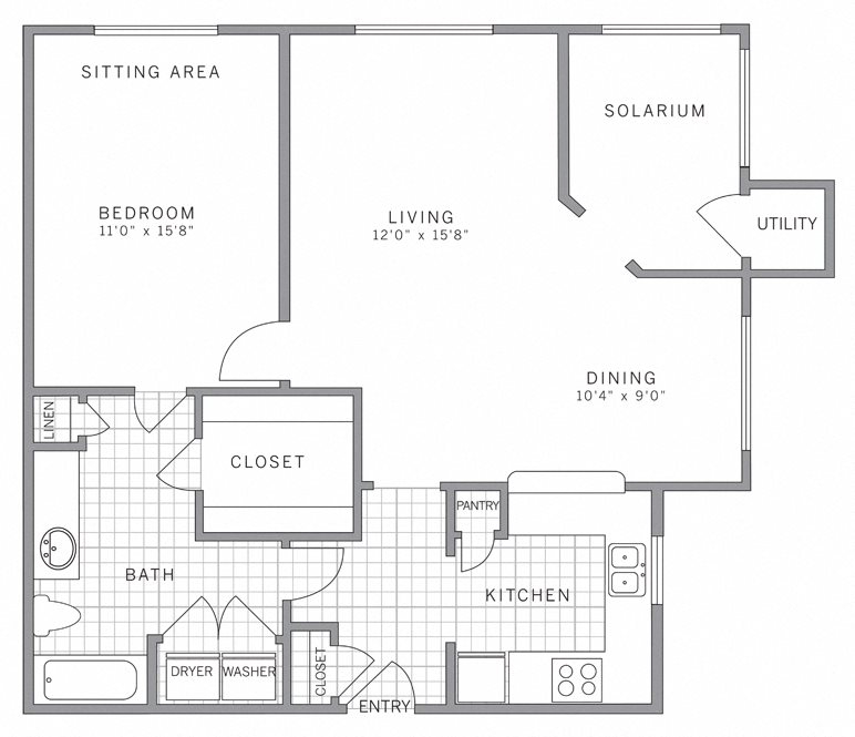 A3 Solarium Floor Plan 7