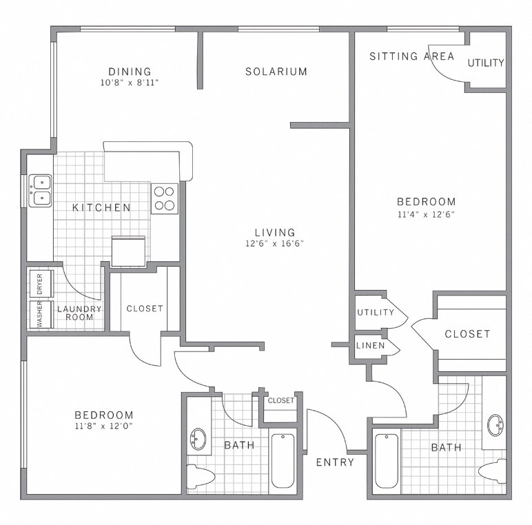 B2 Solarium Floor Plan 10
