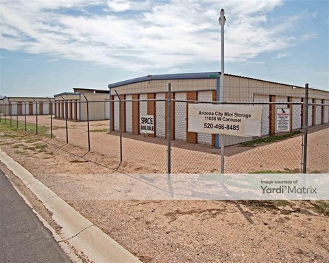 Storage Units for Rent available at 15785 South Sunland Gin Road, Arizona City, AZ 85123