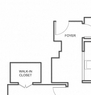 1x1 floorplan