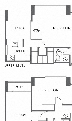 Renovated 2 Bed, 1.5 Bath