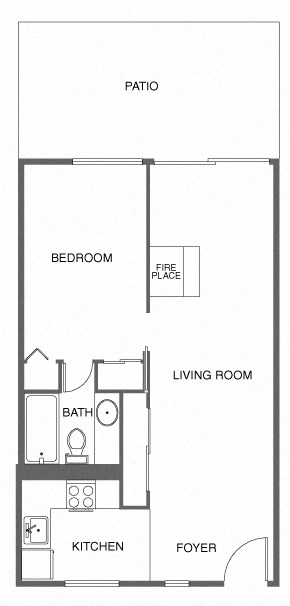 Renovated 1 Bed, 1 Bath