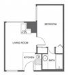1 Bed, 1 Bath