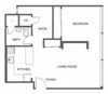 Jr. 1 Bed, 1 Bath