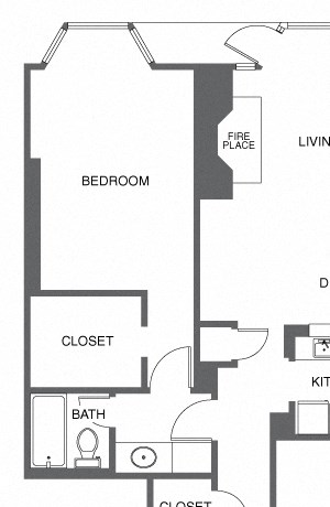Renovated 1 Bed, 1 Bath