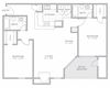 B1 Floor Plan B1 Floor Plan at AVE Malvern, Malvern, PA, 19355