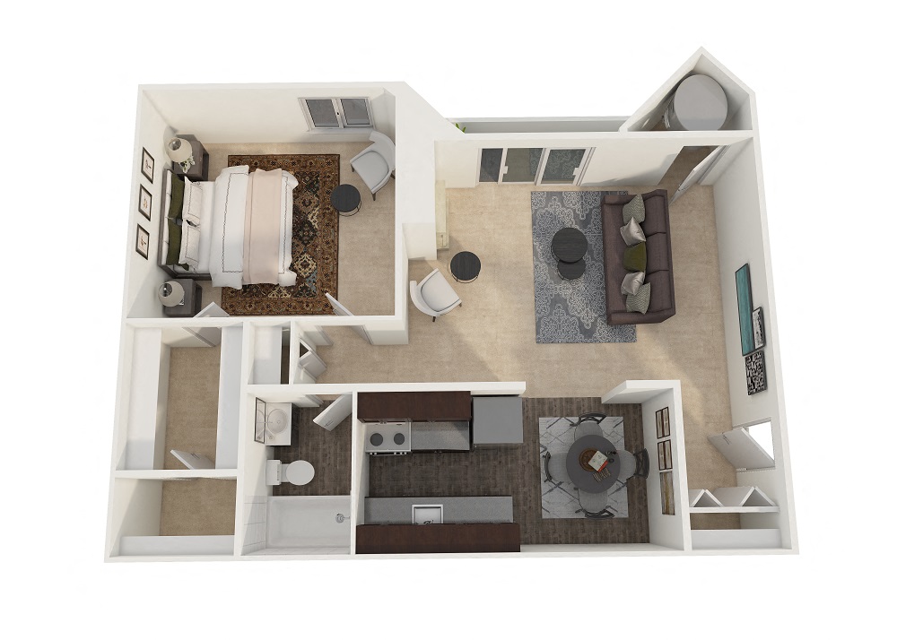 1 Bed 1 Bath