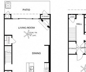 Model E 2 Bedroom Townhouse