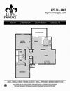 Monet, Downstairs Floor Plan Monet, Downstairs Floor Plan at Le Provence at the Dominion, Fresno, CA